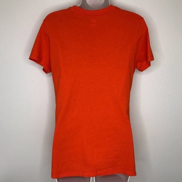 Soffe Fighting Gators UF Orange Blue V Neck Short Sleeve T Shirt Women Large - Picture 6 of 12